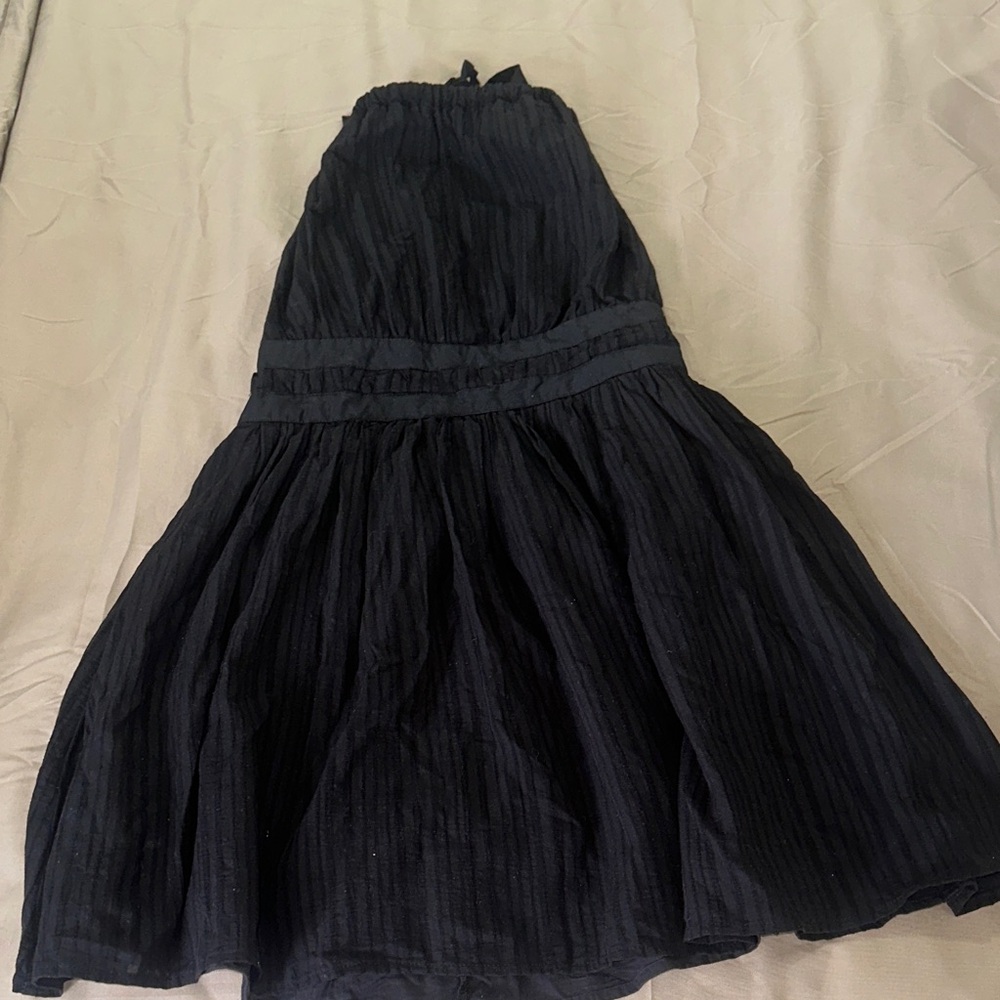 Black open back Dress